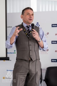 Scott Maxwell addresses the Scottish Bitcoin Conference, 23rd August 2014